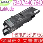 DELL FH97R 電池適用 戴爾 LATITUDE 7340 7440 7640 P126F P175G 66DWX