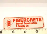 Coal Mining Sticker Fibercrete Burrell Construction & Supply Co