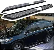 MOMOAU 2Pcs Running Board Side Step Nerf Bar Compatible with Honda CRV CR-V 2012-2016 Running Board Side Step Nerf Bar,with LED Light Welcome Light,Accessories (with Brackets