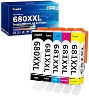Zoyood 680XXL 681XXL Ink Cartridges Replacement for Canon PGI-680XXL CLI-681XXL Work with Canon PIXMA TR7560 TR8560 TR8660 TR8660a TS6160 TS6260 TS8160 TS8260 TS9160 TS9560 TS706 Printer (5 Pack)