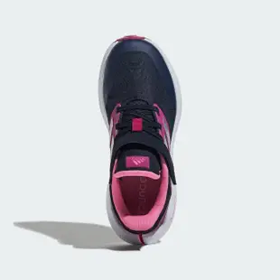 【adidas 愛迪達】慢跑鞋 男童 女童 運動鞋 緩震 EQ21 RUN 2.0 黑粉 GZ2308