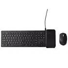 Pout Hands 5 Combo Wireless Keyboard with Qi Charging Pad & Mouse - Black