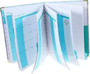VILLFUL Teacher Planner Academic Year Portable Organizer Notebook for Students and Professionals Stylish Weekly Schedule Writing Book present for