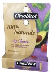 (1) Chapstick 100% Naturals Lip Butter 0.15oz Sealed