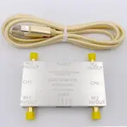 LF-8GHz Dual Channel RF Attenuator Module 60dB 50ohms+SMA Female+Type-C Cable