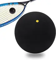 Squash Balls Sports Squash Ball, Rubber Squash Racket Balls, Single Yellow Dots, High Bounce Squash Ball for Beginners, Competition and Training