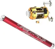 Pen Fishing Rod,Telescoping Pocket Fishing Pen | Folding Trolling Equipment, Pole and Reel Combo for Thanksgiving, Christmas, Kids, Family