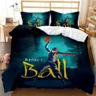 Basketball Training Sports 3D Quilt Duvet Doona Cover Set Pillow case Print