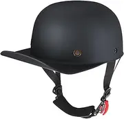 Vintage Motorcycle Helmet Baseball Hat Half Shell Helmet Suitable for Adult Men's and Women's Cruiser Chopper Scooter Helmet DOT/ECE Certified Motorcycle Half Helmet
