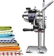 Electric Fabric Cutter,Electric Fabric Cutter with LED Light & Auto-Sharpening Blade, Automatic Sharpening Blade,Multi-Layer Electric Fabric Scissors for Leather Carpet(8in)