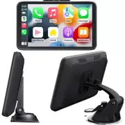 7" Portable Wireless Apple CarPlay Car Stereo FM Radio HD Touch Screen BT/USB/TF