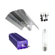 Gavita HPS 600W Lamp + Lumatek Controllable Ballast + Sea Hawk Reflector [Reflector: White - [Size: Medium - 480MM x 550MM]]