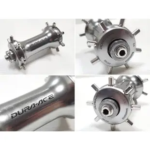 絕版全新SHIMANO DURA ACE WH-7800 10速後花鼓 WH-7801 前花鼓