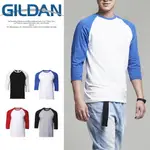 GILDAN 七分袖棒球T男女 吉爾登76700斜肩RAGLAN 情侶款 想見你