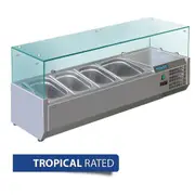 Polar G-Series Countertop Prep Fridge 3x 1/3GN & 1x 1/2GN