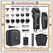 Professional Cordless Beard Trimmer Hair Cut Electric Machine Portable Clippers