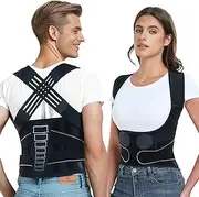 RAFSUN Back Brace Posture Corrector - Full Back Support for Upper & Lower Back Pain Relief, Spine Alignment & Scoliosis Correction