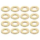 100Pcs Brass Flat Washer, M5x10x1mm Brass Washer Assortment for Screws Bolts