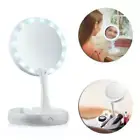 Small 10x Magnifying Make Up Cosmetic Mirror Vanity With LED Light Illuminated