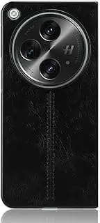 [HWPIVOX] Phone Case for OnePlus Open, Case for OnePlus Open Cow-Like PU Leather Style Protector Cover, Non-Slip Shockproof Cover for OnePlus Open Case