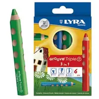 在飛比找樂天市場購物網優惠-【德國LYRA】GROOVE(3合1)胖胖三角洞洞筆(6色)