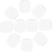 HIDOSNG 10pcs Sheets Oval Cosmetic Mirror Craft Mirrors Mirror for Crafts Mirror Small Cosmetics Mirror DIY Small Mirror DIY Cosmetics Mirror Glass Mirrors for Makeup Mirrors DIY Mirror