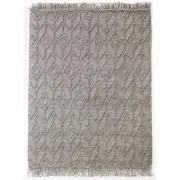 Bohemian Hand Woven Wool Blend Rug - 200cm x 290cm