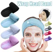 Women Adjustable Towel Hair Wrap Head Band Makeup Shower Cap Spa Beauty Hairband