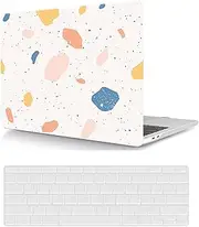 Compatible with MacBook Pro 16 inch Case with Touch ID 2021/2023 Release Model M1 A2485/A2780 M2 Pro/Max Chip, Plastic Protective Matt Durable Hard Shell Case Cover & Keyboard Cover, Color Block
