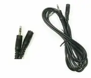 2ft 3.5mm Male / Female Stereo Audio Headphone / Speaker Extension Cable Cord
