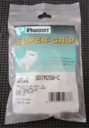 PANDUIT SGTM2S8-C SUPER-GRIP CABLE TIE MOUNTS INDOOR USE - LOT OF 100