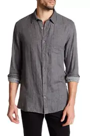 M350 NWT VINCE MELROSE DOUBLE WEAVE MEN SHIRT SIZE S $195