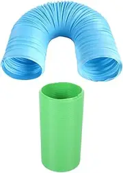 VILLFUL 2pcs Foldable Hamster Tunnel Hiding Tunnel for Small Animals Exercise and Relaxation Tube for Ferrets Gerbils and Other Pets