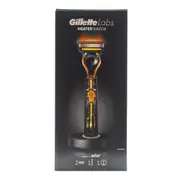 5pc Gillette Labs Heated Mens Facial Razor Starter Kit Beard Shaver Self Care