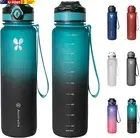 - 1 Litre, BPA Free Water Bottle. Leak Proof Drink Bottles for Kids and Adults a