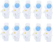 10pcs Astronaut Shaped USB Cable Protectors Durable Data Line Covers Easy to Use Cord Protectors Flexible Wear Resistant Cable Accessories Fit for Wires and Devices