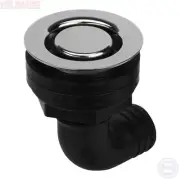 55mm Boat 90 Degree Deck Drain Cockpit Shower Flush Mount Stainless Caravan RV