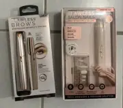 FINISHING TOUCH Flawless Brows Hair Remover Salon Mani Pedi Nails BNIB RRP $126!