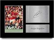 HWC Trading A4 Sergio Reguilon Gifts Printed Signed Autograph Picture for Football Fans and Supporters - A4
