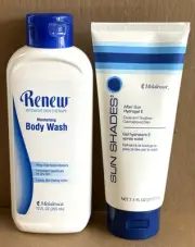 Melaleuca Sun Shade After Sun Hydrogel E & Renew Moisturizing Body Wash SEALED