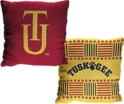 Northwest - NCAA Historically Black Colleges Universities Team Invert 14" Double Sided Jacquard Pillow - HBCU 2 Pack (Tuskegee Golden Tigers)
