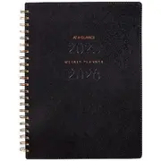At-A-Glance A4 Week to View Signature FY25/26 Diary Black