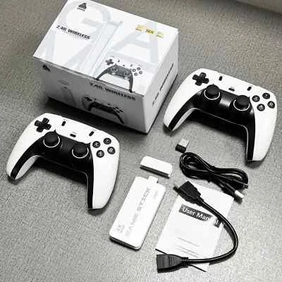 M15 Pro 4K Game Stick Console – 64GB/128GB with Wireless Gamepads & Classic Game