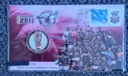 2011 Australia Manly Warringah Sea Eagles NRL Premiers Medallion PNC L/E 3500