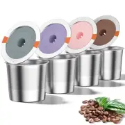 K Cup Reusable Coffee Pods, Stainless Steel Reusable K Cups Coffee Filter Com...