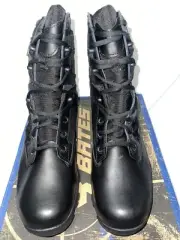Bates GX 8 Gore Tex Side Zip E02268 Mens Black Leather Tactical Boots Size 15