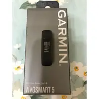 在飛比找蝦皮購物優惠-GARMIN Vivosmart 5 心率智慧手環 靜夜黑S