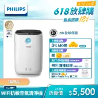 在飛比找momo購物網優惠-【Philips 飛利浦】福利品 奈米級濾淨12-15坪★智