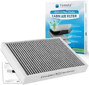 Femota Tested MERV 13 Cabin Air Filter with Activated Carbon, CF10435 for Volvo S60/S60 Cross Country/S80/V60/V70/XC60/XC70, Land Rover Discovery Sport, LR2, Range Rover Evoque, Jaguar E-Pace