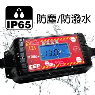 【CSP】MT600+ Smart battery charger lead-acid 6V / 12V Vehicle